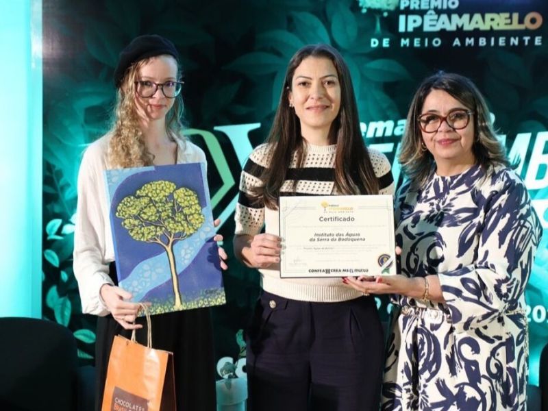 Projeto Águas de Bonito recebe prêmio Ipê Amarelo de Meio Ambiente