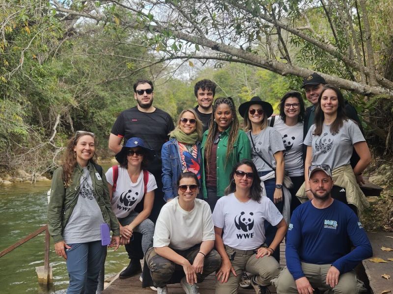 Visita da WWF-Brasil fortalece parcerias e conhece ações do PSA