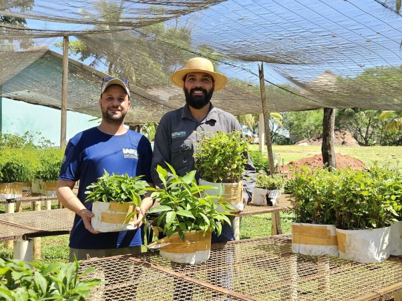 Parceria com a SEMA garante mudas para os plantios de restauração do IASB